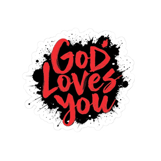 GOD LOVES YOU STICKER