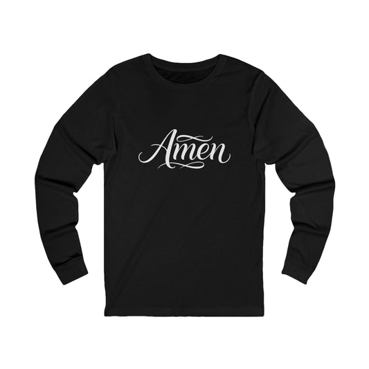 AMEN (version one) - Grab your color! (Long sleeve tee)
