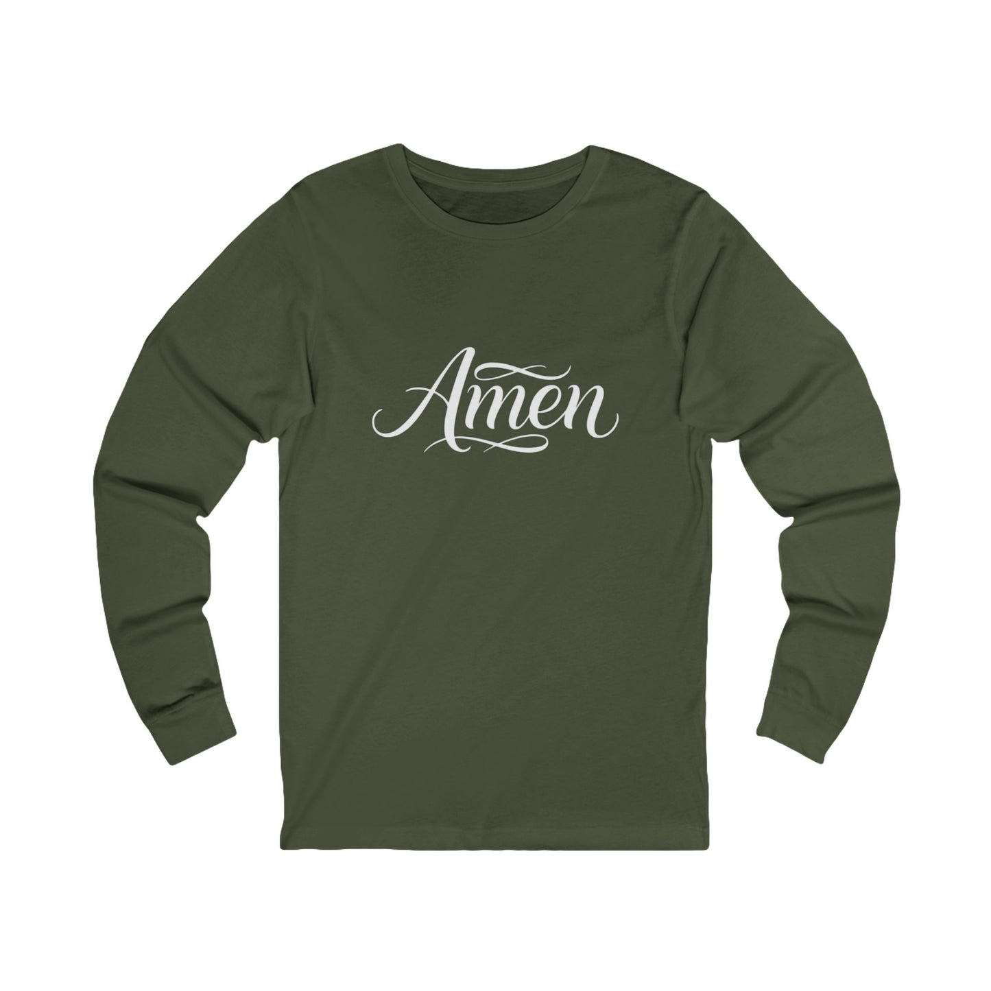 AMEN (version one) - Grab your color! (Long sleeve tee)