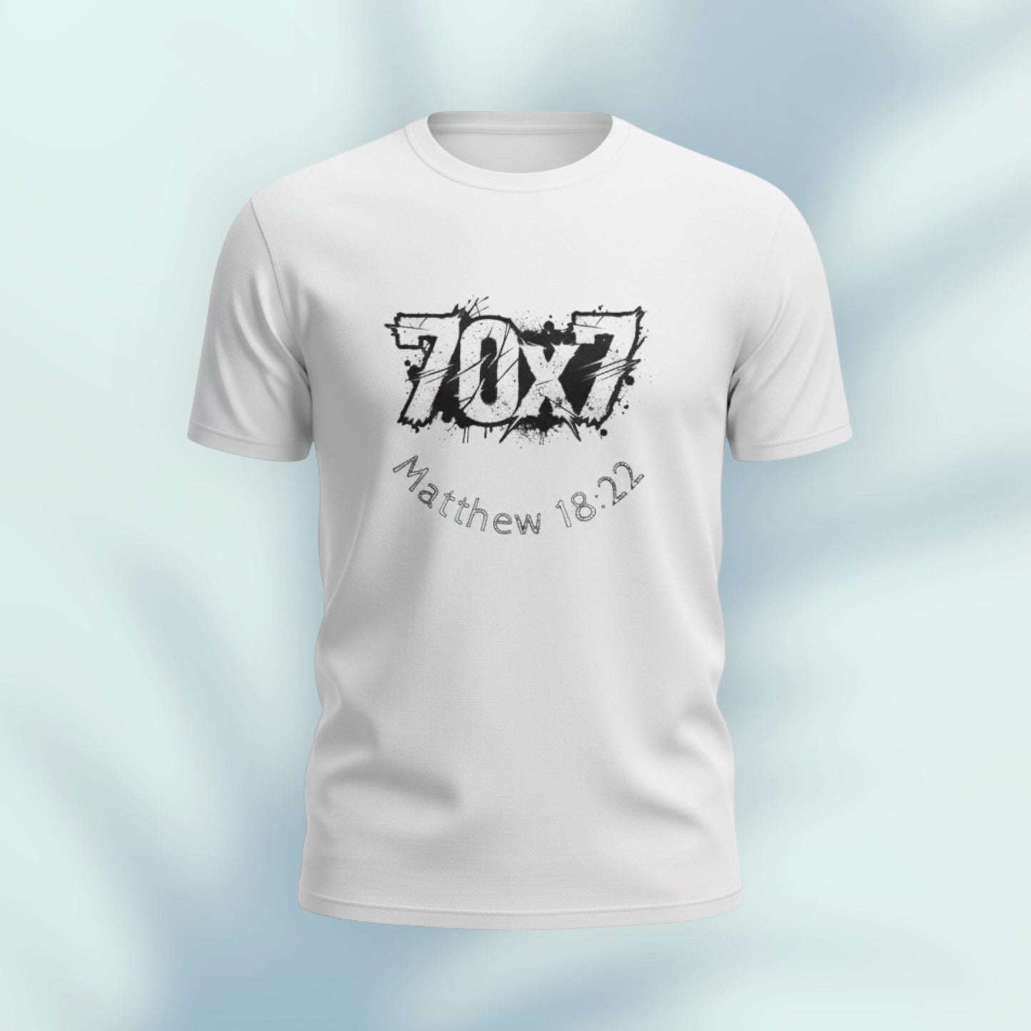 70x7-Unisex Softstyle T-Shirt-(Only available in white)