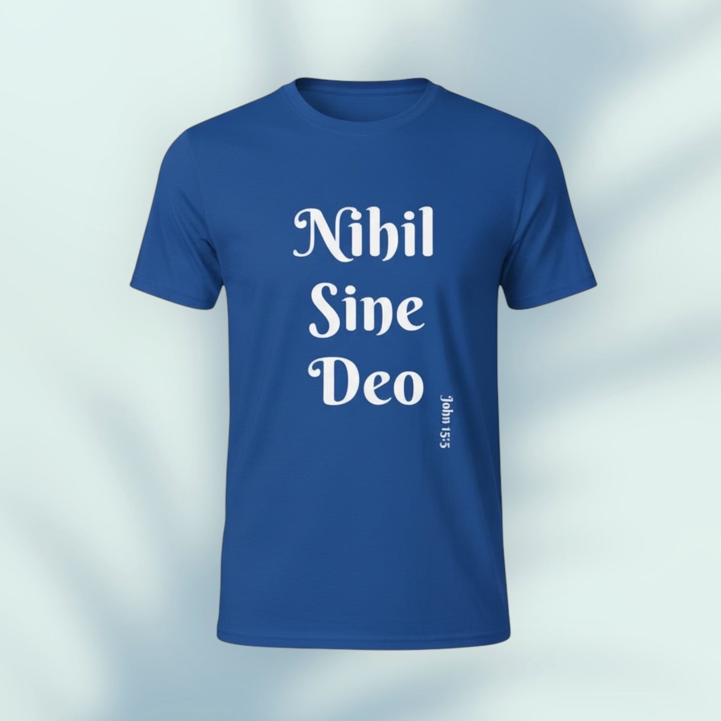 NIHIL SINE DEO-“Nothing without God”-Unisex Softstyle T-Shirt-Select your color!
