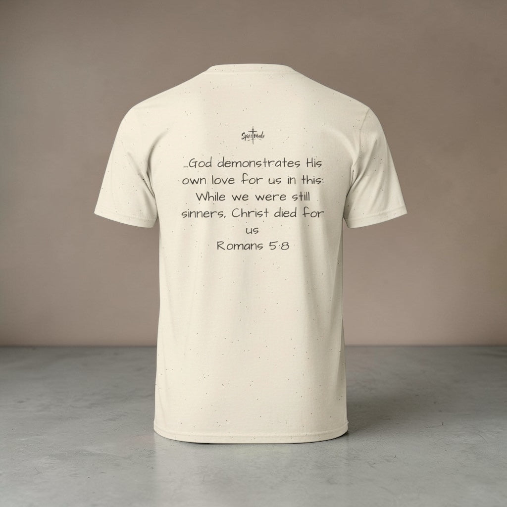 Romans 5:8 (Scripture on back-click view full details ⬇️)